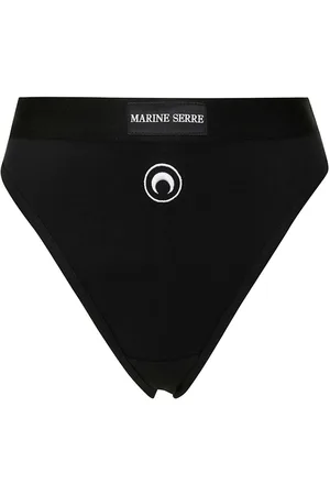 Marine Serre Crescent Moon-embroidered briefs