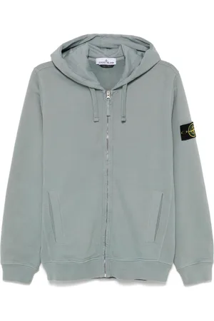 Stone Island Cotton fleece-jersey hoodie