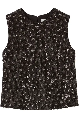 Claudie Pierlot Sequinned open-back top