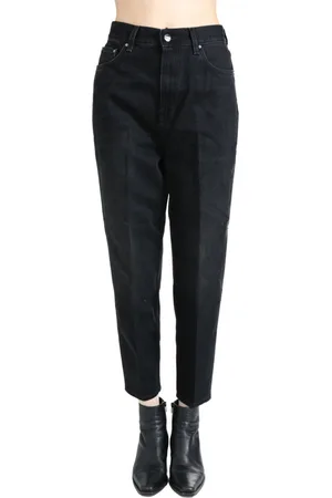 Totême Logo-patch cropped jeans