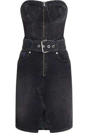 Karl Lagerfeld Bandeau denim dress