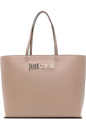 Roberto Cavalli Logo-lettering tote bag