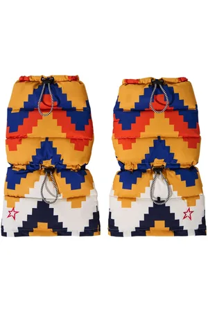 Perfect Moment Chevron down leg warmers
