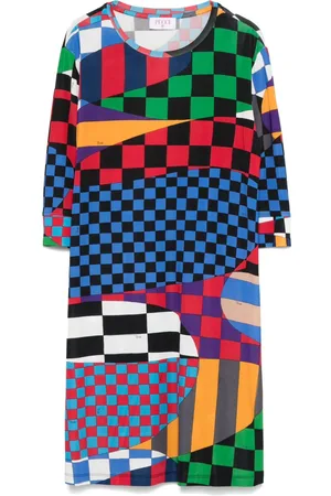 PUCCI Junior Giardino-print dress