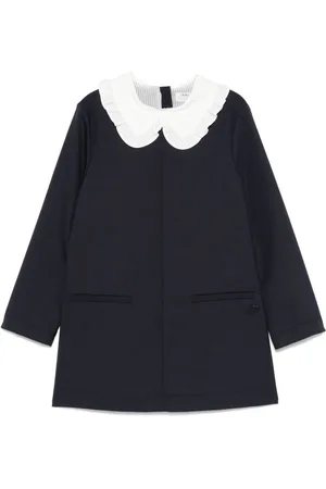 PHILOSOPHY DI LORENZO SERAFINI Contrasting-collar dress