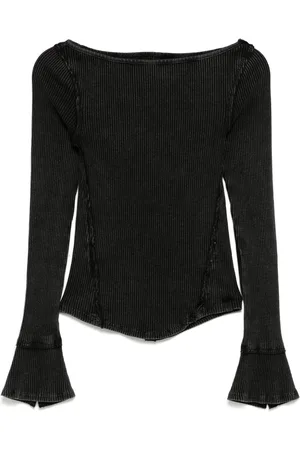 Free People Raw-edge top