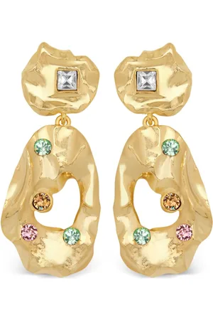 Oscar de la Renta Textured drop earrings