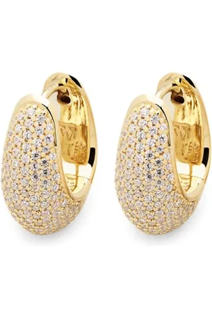 TOM WOOD Ice hoop earrings