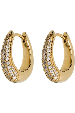 TOM WOOD Liz pav?? hoop earrings