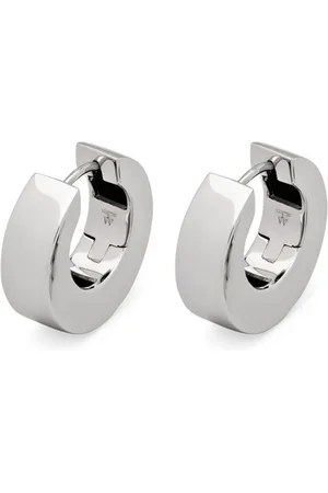 TOM WOOD Small arch hoop earrings