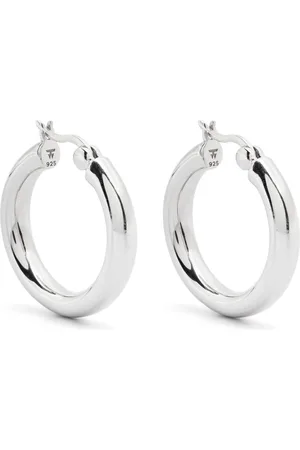 TOM WOOD Medium sterling hoop earrings