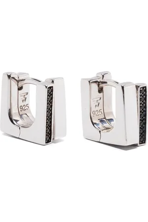 TOM WOOD Step Huggies earrings