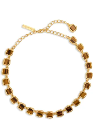 Oscar de la Renta Square Stone necklace