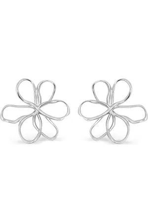 Oscar de la Renta Small Threaded Flower earrings
