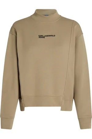 Karl Lagerfeld Asymmetric mock-neck sweatshirt