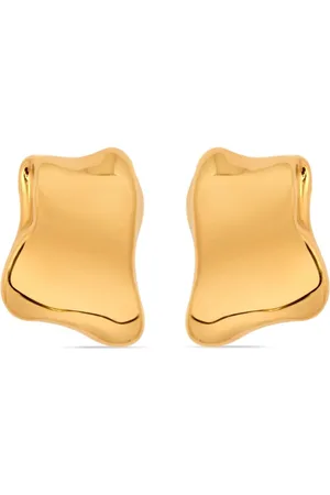 Oscar de la Renta Sculpted clip-on earrings