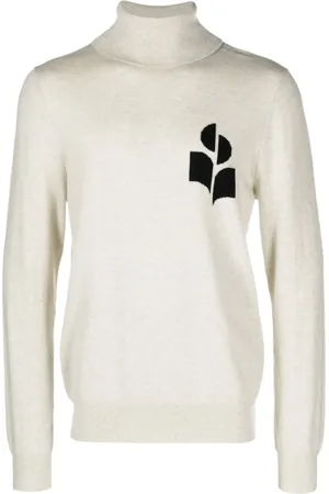 Isabel Marant Enzo logo-intarsia jumper
