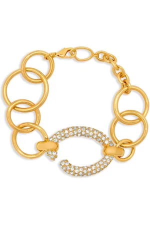Oscar de la Renta Pav?? O chain-link bracelet