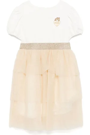 Moschino Logo patch dress