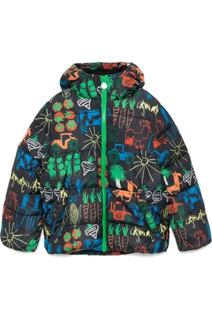 Stella McCartney Graphic-printed padded jacket