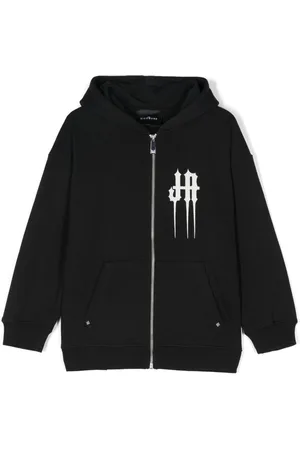John Richmond Logo-embroidered hoodie