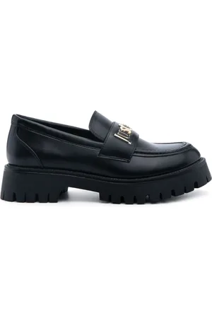 Roberto Cavalli Logo-plaque loafers