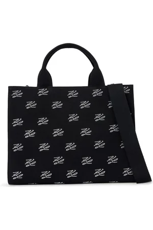Karl Lagerfeld Medium rhinestone-embellished tote bag