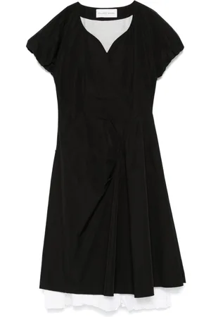 Philippe model Asymmetric midi dress