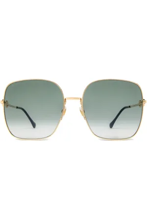 Gucci Horsebit-embellished oversized sunglasses