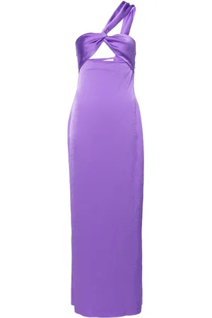 Nanushka Maseco twist-detail satin maxi dress