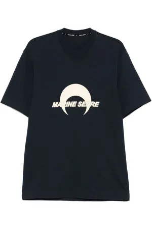 Marine Serre Crescent Moon-print T-shirt