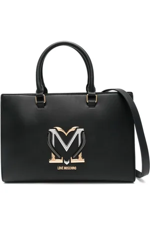 Moschino Logo-plaque tote bag
