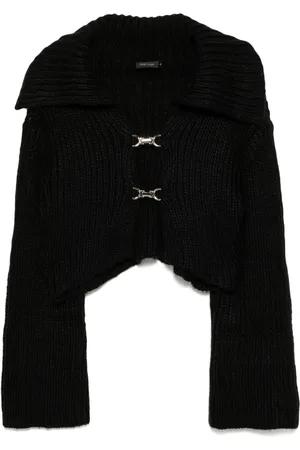 tout a coup Cropped chunky-knit cardigan