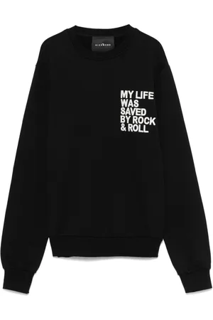 John Richmond Text-embroidered sweatshirt