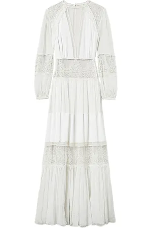 Twin-Set Creponne lace maxi dress