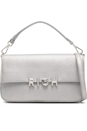 John Richmond Logo-lettering tote bag