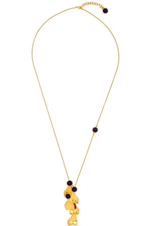 Oscar de la Renta Cabochon Petal pendant necklace