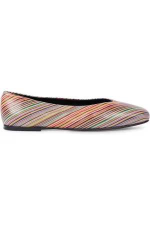 Paul Smith Striped ballerina shoes