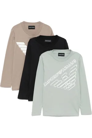 Emporio Armani Logo-print T-shirt (set of three)