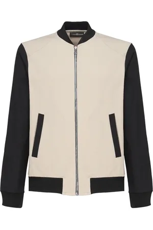 Giuliano Galiano Two-tone bomber jacket
