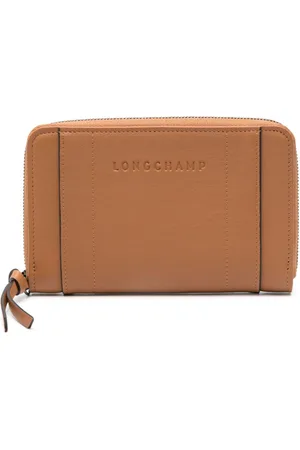 Longchamp Logo-debossed leather wallet