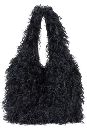 DRIES VAN NOTEN Faux-fur fluffy tote bag