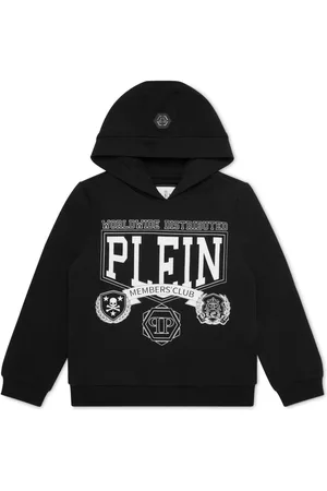 Philipp Plein Logo-print long-sleeve hoodie