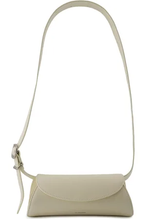 Jil Sander Cannolo leather shoulder bag