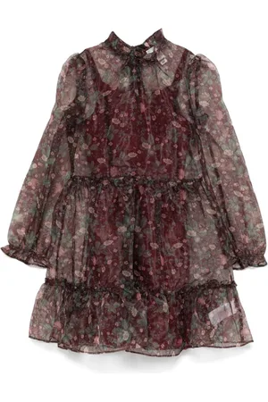 Ralph Lauren Floral-print organza mini dress