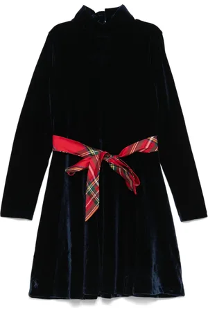 Ralph Lauren Velvet high-neck mini dress