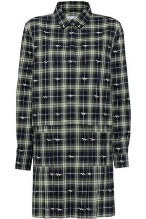 Maison Kitsuné Shrunken shirt dress
