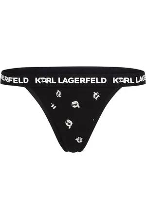 Karl Lagerfeld Ikon 2.0 logo-waistband thong