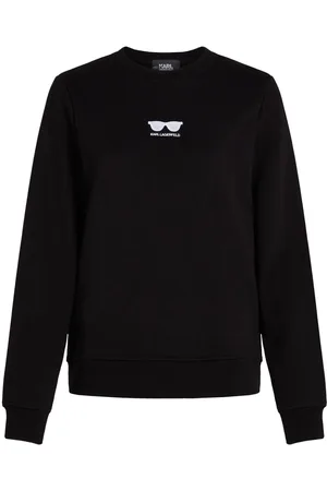 Karl Lagerfeld Sunglasses-embroidered sweatshirt