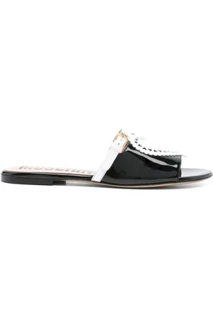 Moschino Heart-patch slides